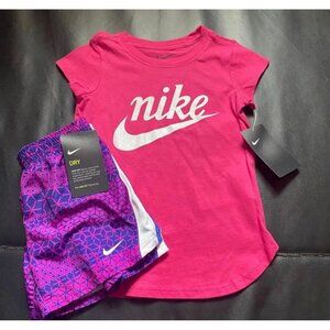 NWT Nike Glitter Athletic Set Girls Size 5